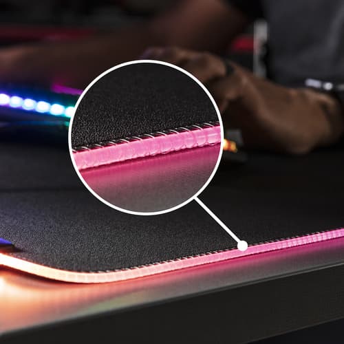 HyperX Pulsefire Mat - Mouse pad - gaming - extra large - black - for Victus 15L by HP, Victus by HP Laptop 15, 16, Pavilion 24, 27, Pavilion x360 Laptop — view 11