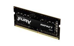 Kingston FURY Impact - DDR4 - module - 8 GB - SO-DIMM 260-pin - 3200 MHz / PC4-25600 - CL20 - 1.2 V - unbuffered - non-ECC - black