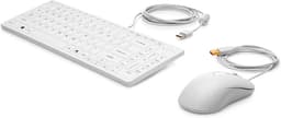 HP - Healthcare - keyboard and mouse set - USB - UK - for HP Z1 G8, EliteDesk 80X G6, 80X G8, EliteOne 800 G8, Engage One Pro, ProDesk 40X G6