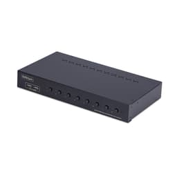 StarTech.com 8-Port DisplayPort KVM Switch w/1U Rack Mount Kit, 4K 60Hz - KVM switch - 8 x KVM port(s) - 1 local user - desktop - TAA Compliant