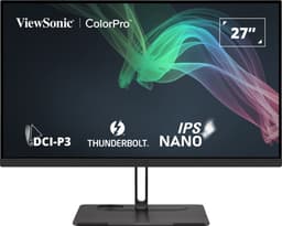 ViewSonic ColorPro VP2776T-4K - LED monitor - 27" - 3840 x 2160 4K @ 60 Hz - IPS - 400 cd/m� - 2000:1 - DisplayHDR 400 - 5 ms - 2xHDMI, DisplayPort, USB-C - speakers