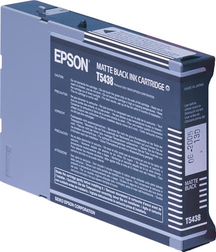 Epson Ink Cartridges, T543800, Singlepack, 1 x 110.0 ml Matte Black — view 4