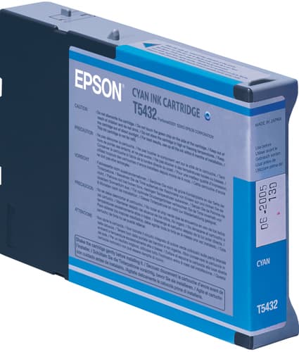Epson Ink Cartridges, T543200, Singlepack, 1 x 110.0 ml Cyan — view 3