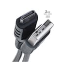 USB - TYPE C CABLE BLACK 2M thumbnail 2
