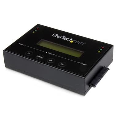 StarTech.com 11 Standalone Hard Drive Duplicator with Disk Image Library Manager For Backup & Restore, Store Several Images on one 2.53.5 SATA Drive, HDDSSD Cloner, No PC Required - TAA Compliant - Hard drive duplicator - 2 bays (SATA-600) - for P/N: SVA12M5NA