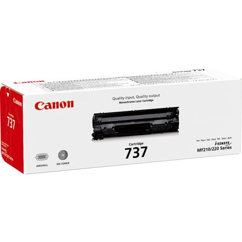 Canon 737 - 9435B002 - 1 x Black - Toner Cartridge - For iSENSYS MF211,MF212W,MF216n,MF217w,MF226dn,MF229dw