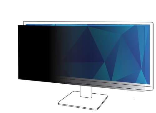 3M Privacy Filter - Display privacy filter - 38" - black