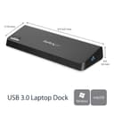 StarTech.com USB 3.0 Docking Station Dual Monitor with HDMI & 4K DisplayPort, 4x USB-A, Gigabit Ethernet, USB Type A Universal Laptop Dock with USB 3.1 Gen 1 Hub (5 Gbps) and Charging