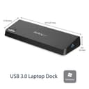StarTech.com USB 3.0 Docking Station Dual Monitor with HDMI & 4K DisplayPort, 4x USB-A, Gigabit Ethernet, USB Type A Universal Laptop Dock with USB 3.1 Gen 1 Hub (5 Gbps) and Charging