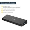 StarTech.com USB 3.0 Docking Station Dual Monitor with HDMI & 4K DisplayPort, 4x USB-A, Gigabit Ethernet, USB Type A Universal Laptop Dock with USB 3.1 Gen 1 Hub (5 Gbps) and Charging