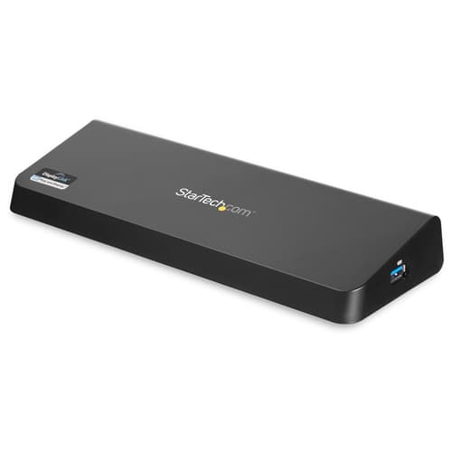 StarTech.com USB 3.0 Docking Station Dual Monitor with HDMI & 4K DisplayPort, 4x USB-A, Gigabit Ethernet, USB Type A Universal Laptop Dock with USB 3.1 Gen 1 Hub (5 Gbps) and Charging