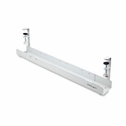 StarTech.com Under Desk Cable Management Tray, Clamp-on Installation - Cable management tray - under-desk mountable - white - 120 cm