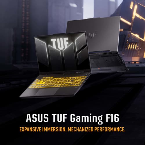 ASUS TUF Gaming F16 FX607VU-RL033W - Intel Core i7 - 13620H / up to 4.9 GHz - Win 11 Home - GeForce RTX 4050 - 16 GB RAM - 512 GB SSD NVMe - 16" 1920 x 1200 @ 144 Hz - Gigabit Ethernet - Wi-Fi 6, Bluetooth - mecha grey — view 12