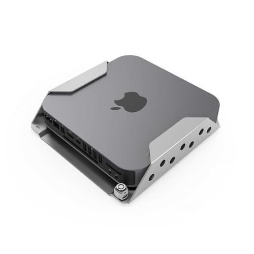 Compulocks Mac Mini Security Mount with Keyed Cable Lock - System security kit - silver - for Apple Mac mini