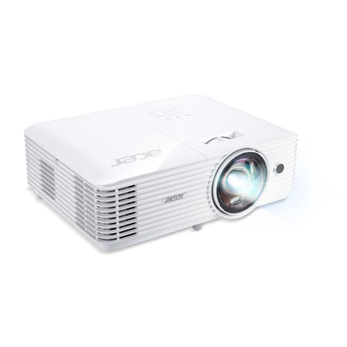 Acer S1386WH - DLP projector - 3D - 3600 ANSI lumens - WXGA (1280 x 800) - 16:10 - 720p - short-throw fixed lens — view 3