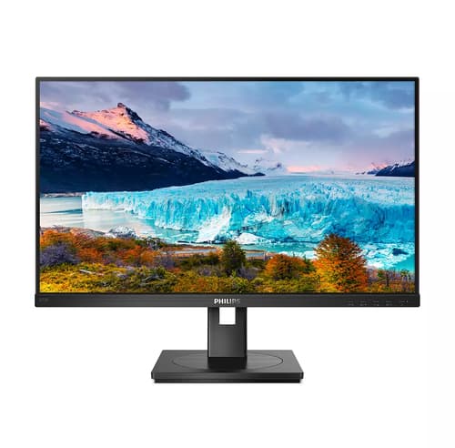 Philips S-line 272S1AE - LED monitor - 27" - 1920 x 1080 Full HD (1080p) @ 75 Hz - IPS - 250 cd/m� - 1000:1 - 4 ms - HDMI, DVI-D, VGA, DisplayPort - speakers - black texture
