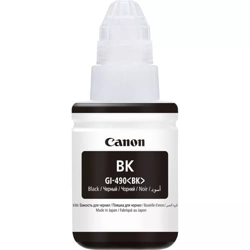 Canon GI 490 PGBK - 135 ml - black - original - ink refill - for PIXMA G1400, G1410, G1411, G2400, G2410, G3400, G3411, G3415, G4400, G4411