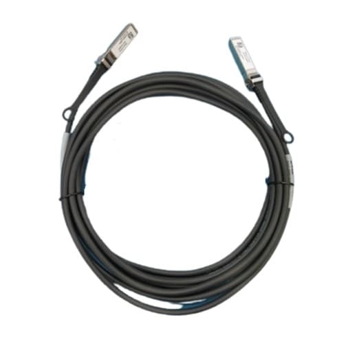 Dell 10GbE Copper Twinax Direct Attach Cable - Direct attach cable - SFP+ (M) to SFP+ (M) - 5 m - twinaxial - for Networking N1148, PowerSwitch S4112, S5212, S5232, S5296, Networking S4048, X1026, X1052