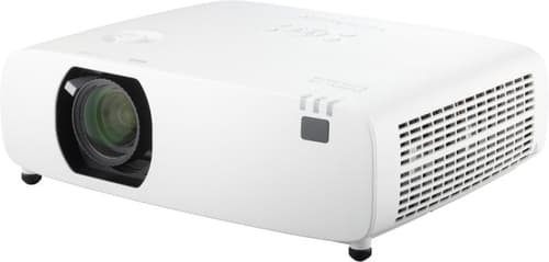 3LCD Laser Phosphor system - 5200AL - TR1.2-2.01 - 1.6x zoom - Lens shift (V) - HDMI x2 - 16W SPK - LAN control - HV keystone - Warping - HDBaseT -  White — view 3