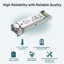 TP-Link TL-SM311LM V4 - SFP (mini-GBIC) transceiver module - 1GbE - 1000Base-SX - LC/UPC multi-mode - up to 550 m - 850 nm thumbnail 3