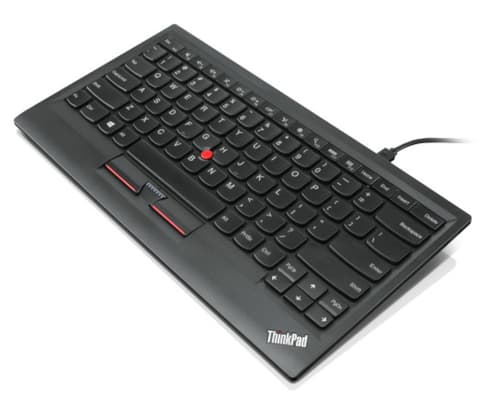 Lenovo Keyboard with Integrated Pointing Device v2 - Keyboard - USB - Belgium English — view 1
