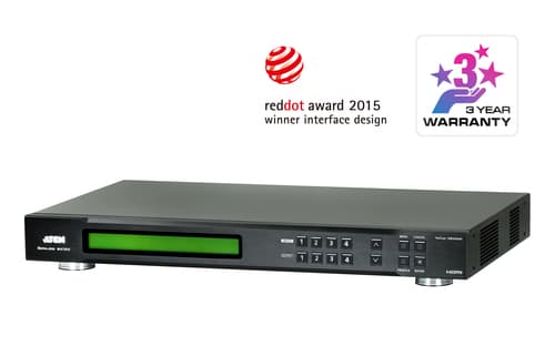 ATEN 4x4 HDMI Matrix Switch with Scaler VM5404H - Video/audio switch - Managed - desktop, rack-mountable