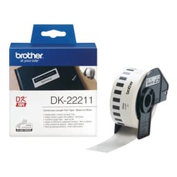 Brother DK-22211 - White - Roll (2.9 cm x 15.2 m) labels - for Brother QL-1050, 1060, 1110, 500, 550, 560, 570, 580, 600, 650, 700, 710, 720, 820