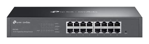TP-Link Omada ES216G V1.6 - Switch - Managed - 16 x 10/100/1000Base-T - rack-mountable, desktop