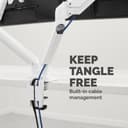 PLATINUM SERIES DUAL MONITOR ARM WHI thumbnail 5