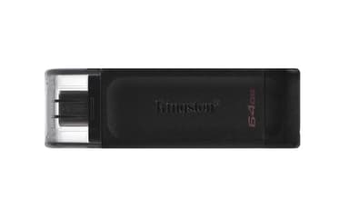 Kingston DataTraveler 70 - USB flash drive - 64 GB - USB-C 3.2 Gen 1