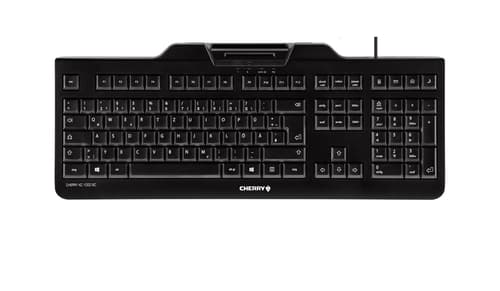 CHERRY KC 1000 SC - Keyboard - USB - UK - black