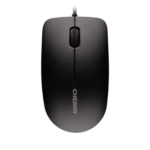 CHERRY MC 1000 - Mouse - right and left-handed - optical - 3 buttons - wired - USB - black