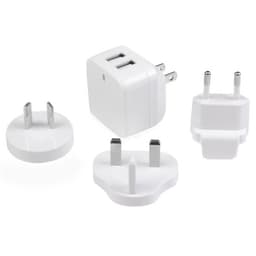Startech Dual Port USB Wall Charger 17W/3.4A - Travel Charger 110V/220V power adapter - USB - 17 Watt