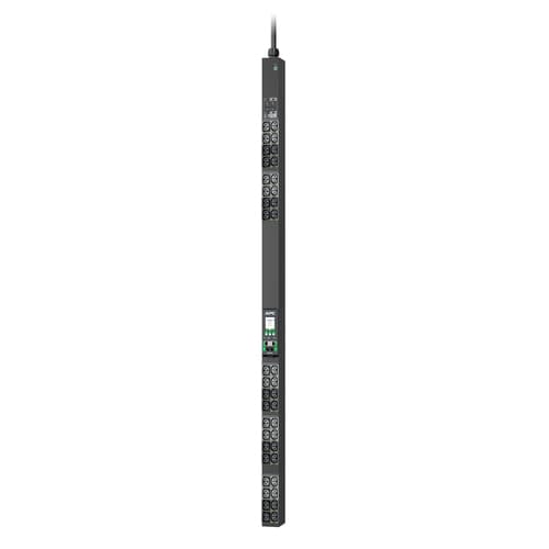 APC NetShelter Rack PDU Advanced - Power distribution unit (rack-mountable) - switched, 230V, 32A - AC 200-240 V - 7.4 kW - 7400 VA - 1-phase - Ethernet 10/100/1000, Ethernet 10/100 - input: IEC 60309 332P6 - output connectors: 40 (20 x IEC 60320 C13/C15/C19/C21, 20 x IEC 60320 C13/C15) - 0U - 3 m cord - black - TAA Compliant