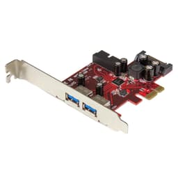 StarTech.com 4 Port PCI Express USB 3.0 Card - 2 Ext & 2 Int (IDC) - SATA Power - USB adapter - PCIe 2.0 low profile - USB 3.0 x 4 - for P/N: ST1030USBM, ST7300USBME