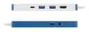 HyperDrive Flex 8 Port USB-C Hub Blue thumbnail 5