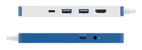 HyperDrive Flex 8 Port USB-C Hub Blue — view 6