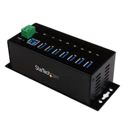 StarTech.com 7-Port USB 3.0 Hub - Metal Industrial USB-A Hub with ESD Protection & 350W Surge Protection - Din Rail, Wall or Desk Mountable - TAA Compliant USB Expander Hub (ST7300USBME) - Hub - 7 x SuperSpeed USB 3.0 - DIN rail mountable, wall-mountable - DC power - for P/N: ITB20D3250, USB312SAT3CB, USB315CB2M, USBLT1MWS, USBLT2MBR, USBLTM1MBK, USBLTM1MWH