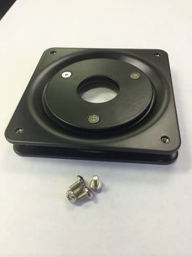 Compulocks Vesa Rotating Plate - Mounting component (swivel plate) - steel - black - wall-mountable, counter - for Compulocks iPad 10, Space Rise, Space Swing Arm iPad 10