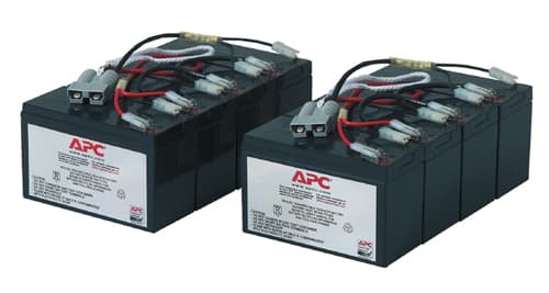 APC Replacement Battery Cartridge #12 - UPS battery - 2 x battery - Lead Acid - black - for P/N: DL5000RMT5U, SU3000R3IX160, SU5000R5TBX114, SU5000R5TBXFMR, SU5000R5XLT-TF3