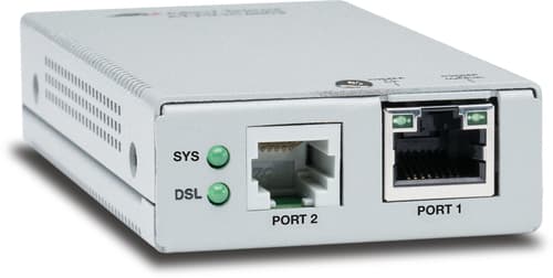 Allied Telesis AT MMC6005 - Network extender - 1GbE, Ethernet over VDSL2 - 10Base-T, 100Base-TX, 1000Base-T - up to 3 km — view 1