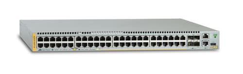 Allied Telesis AT x930-52GPX - Switch - L3 - Managed - 48 x 10/100/1000 (PoE+) + 4 x 1 Gigabit / 10 Gigabit SFP+ - desktop, rack-mountable - PoE+ — view 1
