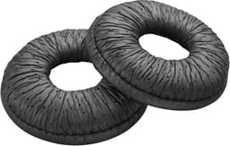 Poly - Ear cushion for wireless headset - leatherette - black (pack of 2)