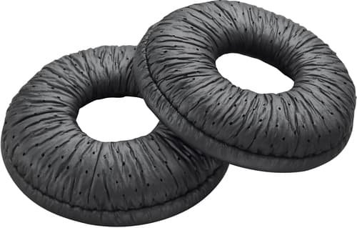 Poly - Ear cushion for wireless headset - leatherette - black (pack of 2)