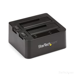 StarTech.com Dual-Bay USB 3.1 to SATA Hard Drive Docking Station, USB 3.1 (10 Gbps) Hard Drive Dock, External 2.53.5 SATA IIIIII, SSDHDD Docking Station, Hot-Swap Hard Drive Bay - Top-Loading - Storage controller - 2.5", 3.5" - USB 3.1 (Gen 2) - black