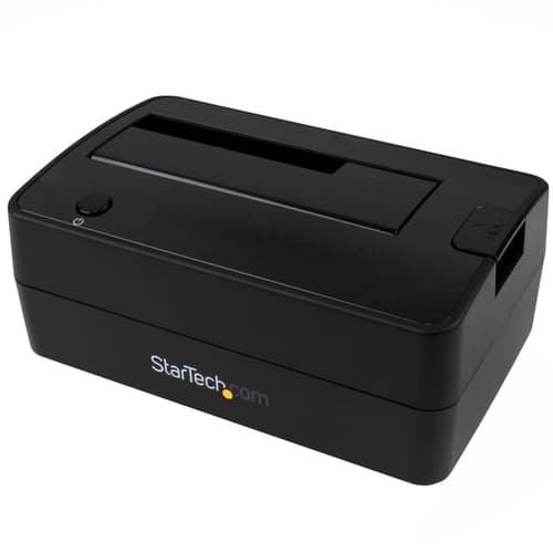 StarTech.com USB 3.1 (10Gbps) Single-Bay Dock for 2.5"/3.5" SATA SSD/HDD - USB 3.1 Hard Drive Docking Station with UASP (SDOCKU313) - Storage controller - 2.5", 3.5" - USB 3.1 (Gen 2) - black