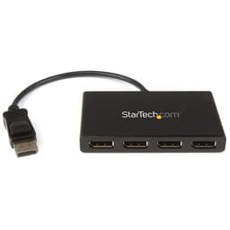 StarTech.com 4-Port Multi Monitor Adapter, DisplayPort 1.2 MST Hub, 4x 1080p, Video Splitter for Extended Desktop Mode on Windows PCs Only, DP to Quad DP Monitors MST Hub - DP Multi Stream Transport Hub (MSTDP124DP) - Video splitter - 4 x DisplayPort - desktop - for P/N: SV231DPU34K, SVA5N3NEUA
