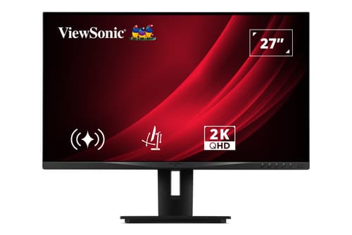 ViewSonic VG2748A-2K - LED monitor - 27" - 2560 x 1440 QHD @ 100 Hz - IPS - 350 cd/m� - 1300:1 - 5 ms - HDMI, VGA, DisplayPort - speakers