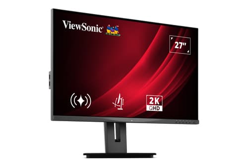 ViewSonic VG2748A-2K - LED monitor - 27" - 2560 x 1440 QHD @ 100 Hz - IPS - 350 cd/m� - 1300:1 - 5 ms - HDMI, VGA, DisplayPort - speakers — view 8