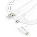 1M 3 FT WHITE APPLE 8-PIN LIGHTNI thumbnail 2